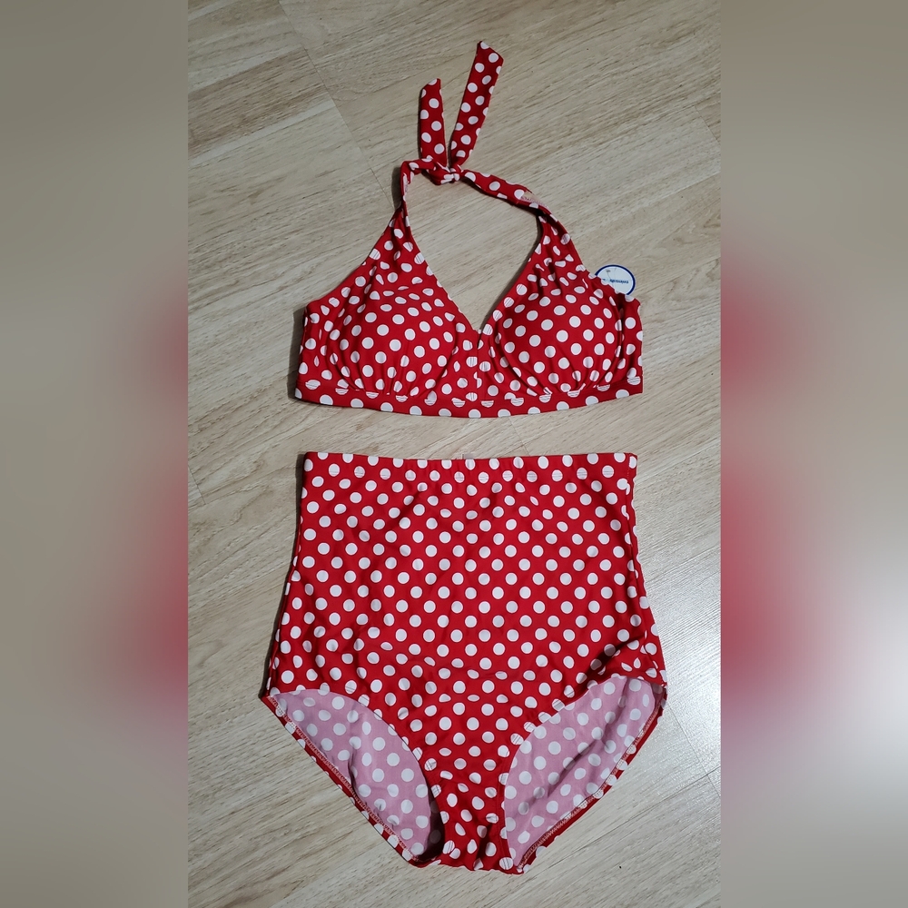 NEW high waist two piece swimsuit